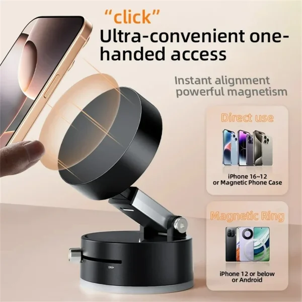 MagGrip™ Mini Vacuum Magnetic Phone Stand